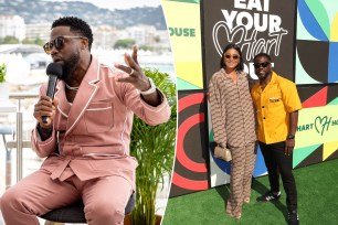 Kevin Hart vaguely alluded to his sex tape extortion scandal that nearly ended his marriage to Eniko Parrish while giving a talk at the Cannes Lions Festival Tuesday.