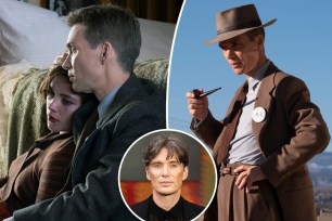 Cillian Murphy and Florence Pugh in "Oppenheimer"