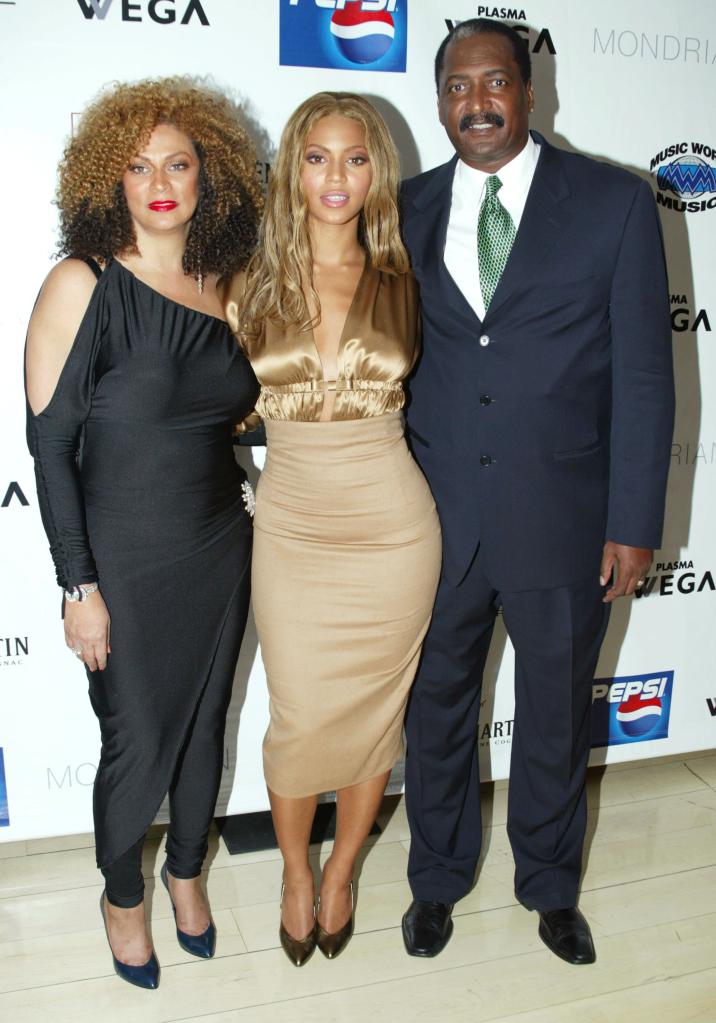 Tina, Beyonce, and Matthew Knowles