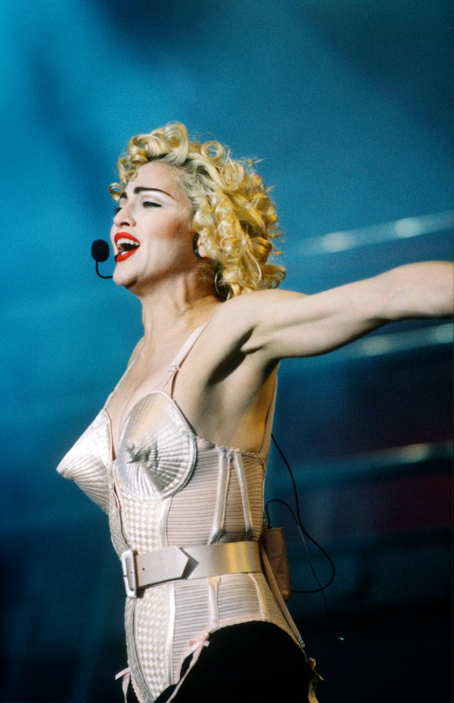 madonna on stage