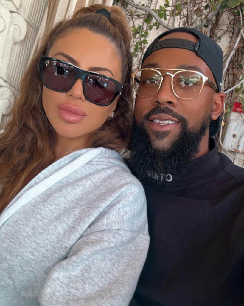 A selfie of Larsa Pippen and Marcus Jordan.