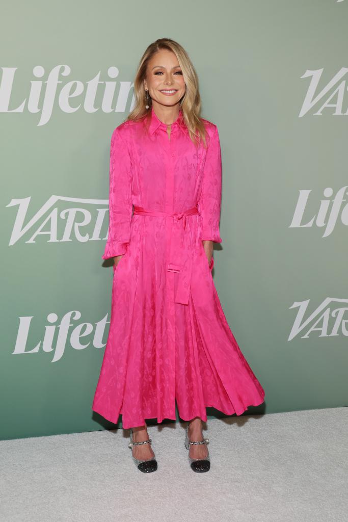 Kelly Ripa in pink.