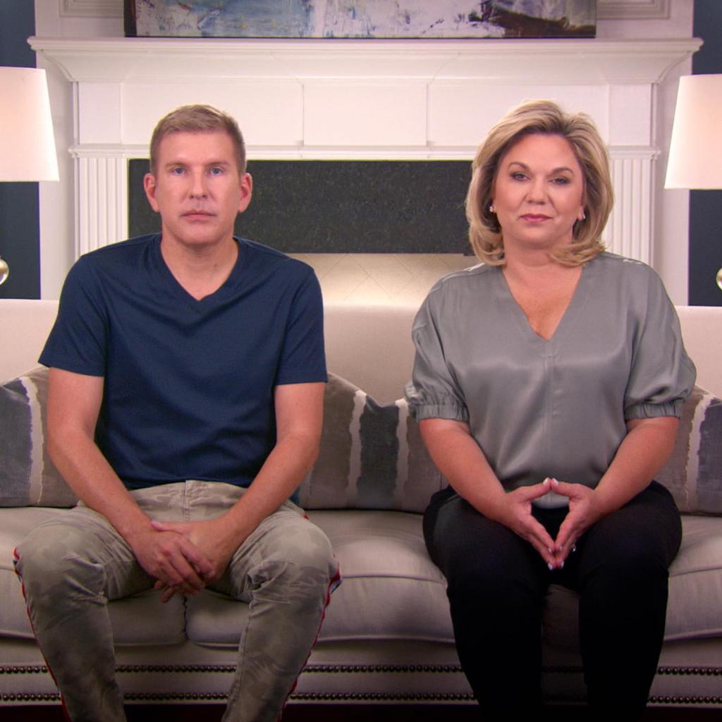 Todd and Julie CHrisley sitting