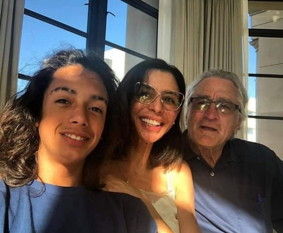 Robert De Niro, Drena De Niro and Leandro De Niro Rodriguez