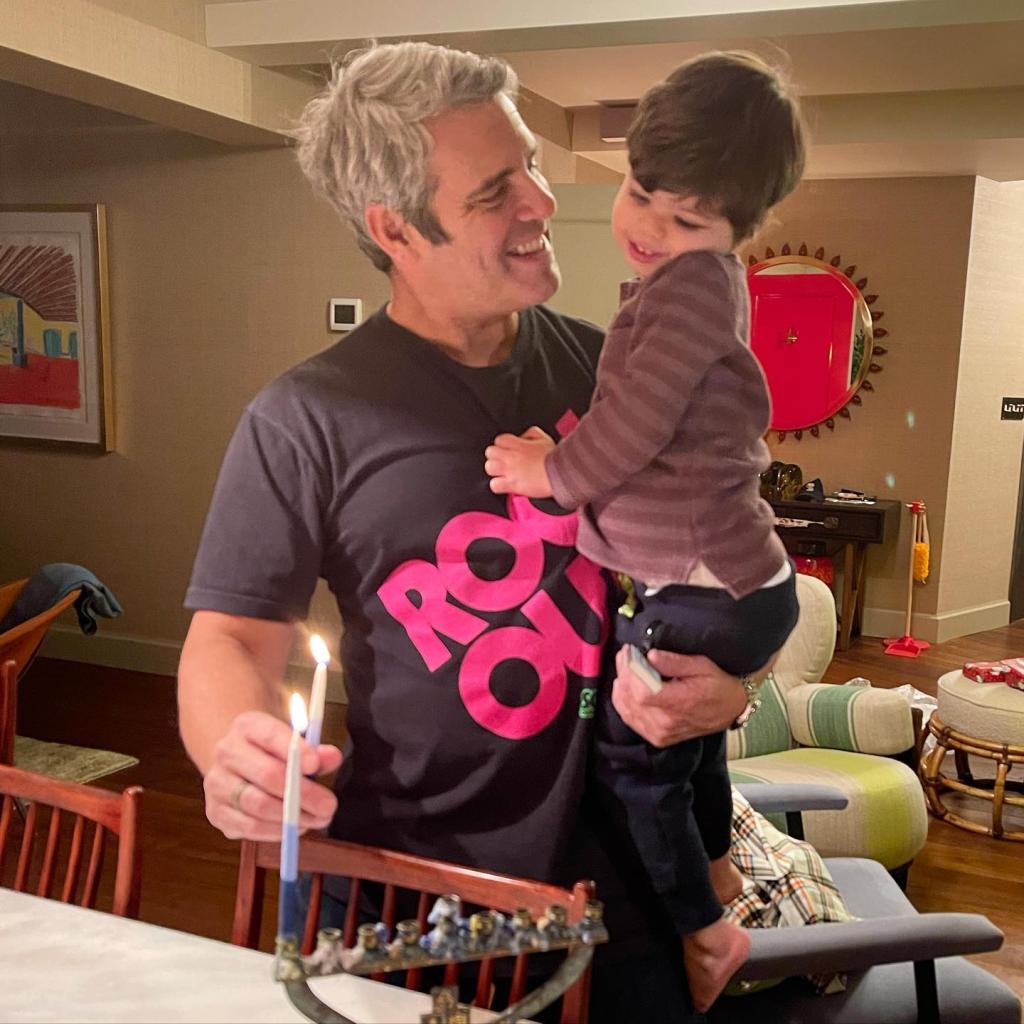 Andy Cohen and son Benjamin