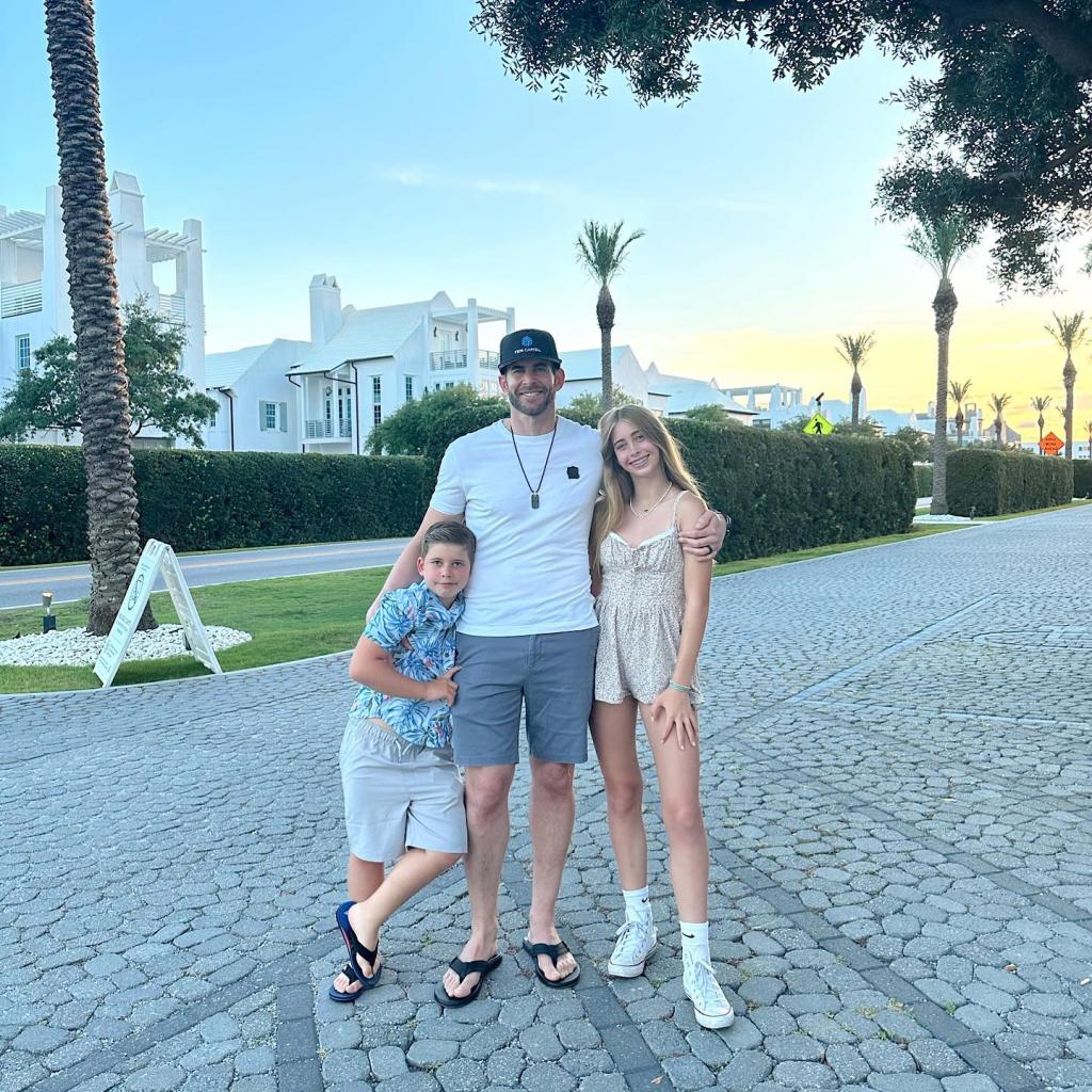 Tarek El Moussa, son Brayden and daughter Taylor