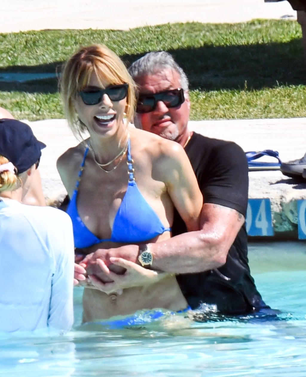 Sylvester Stallone and Jennifer Flavin