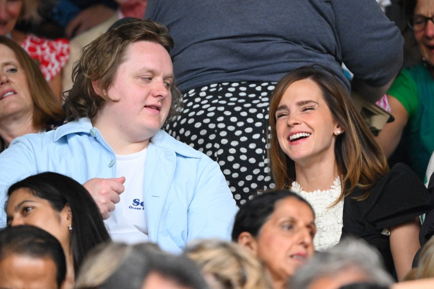 Lewis Capaldi and Emma Watson