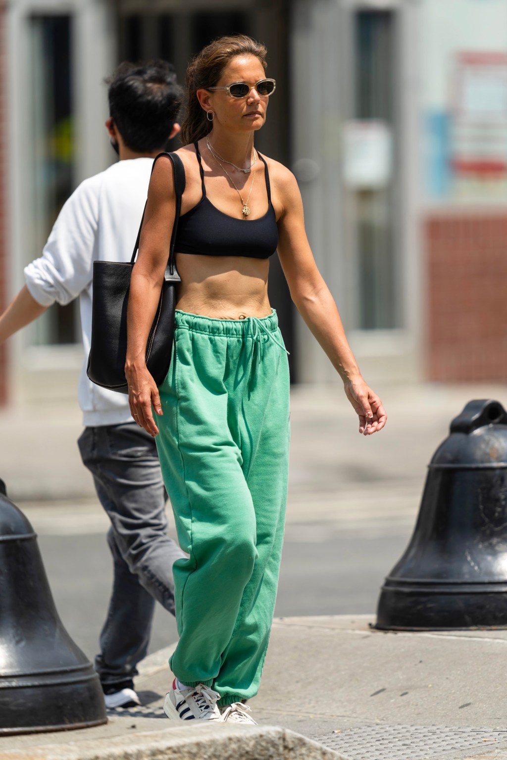 Katie Holmes walking in NYC