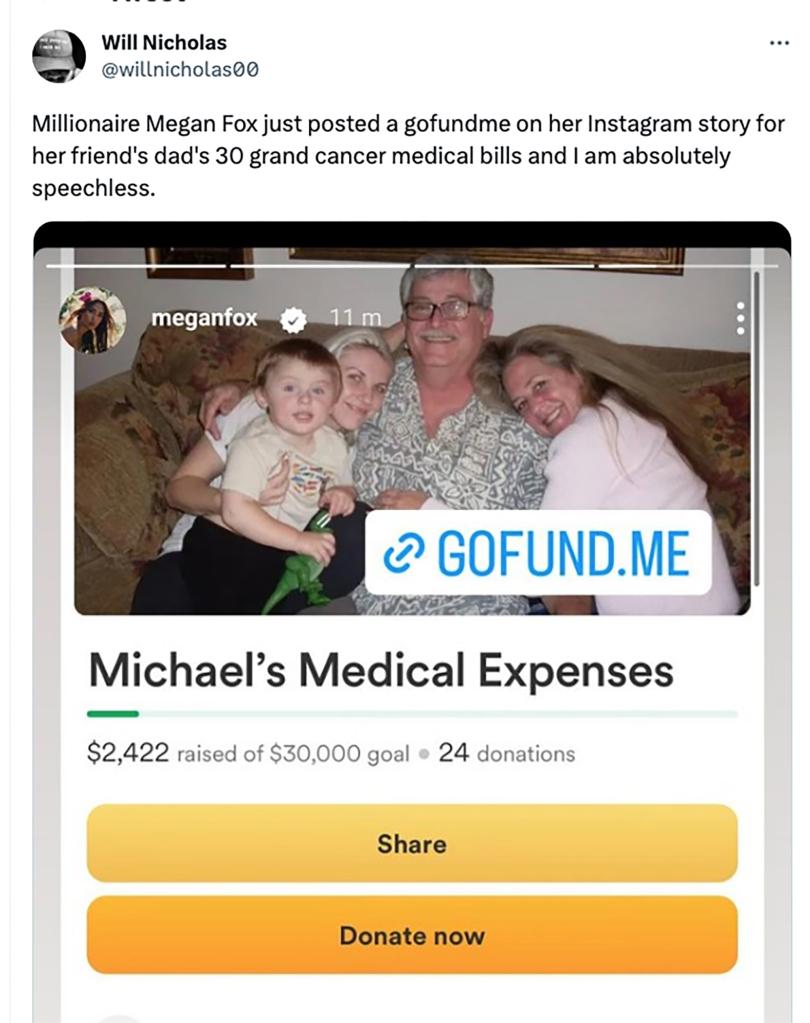 GoFundMe screenshot