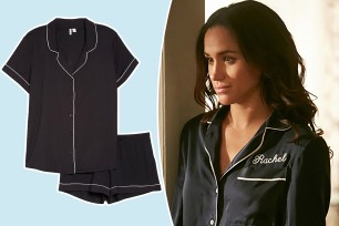 Nordsrtom pjs spilt with Meghan Markle in pjs