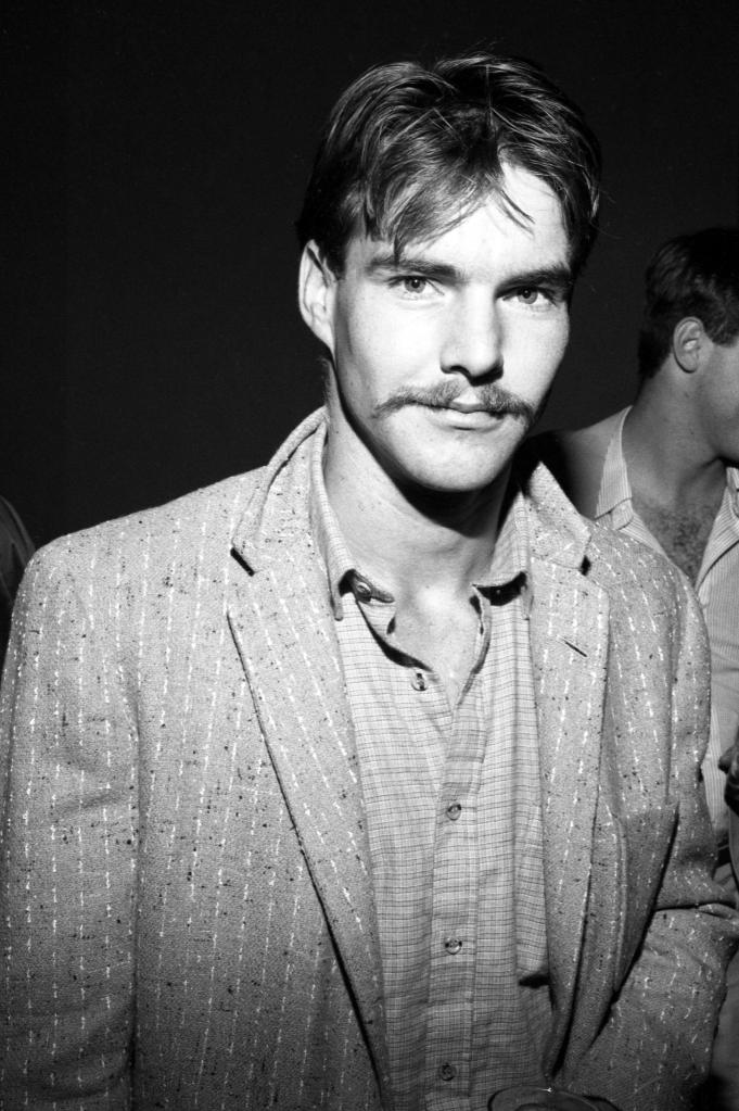 A young Dennis Quaid with a mustache.