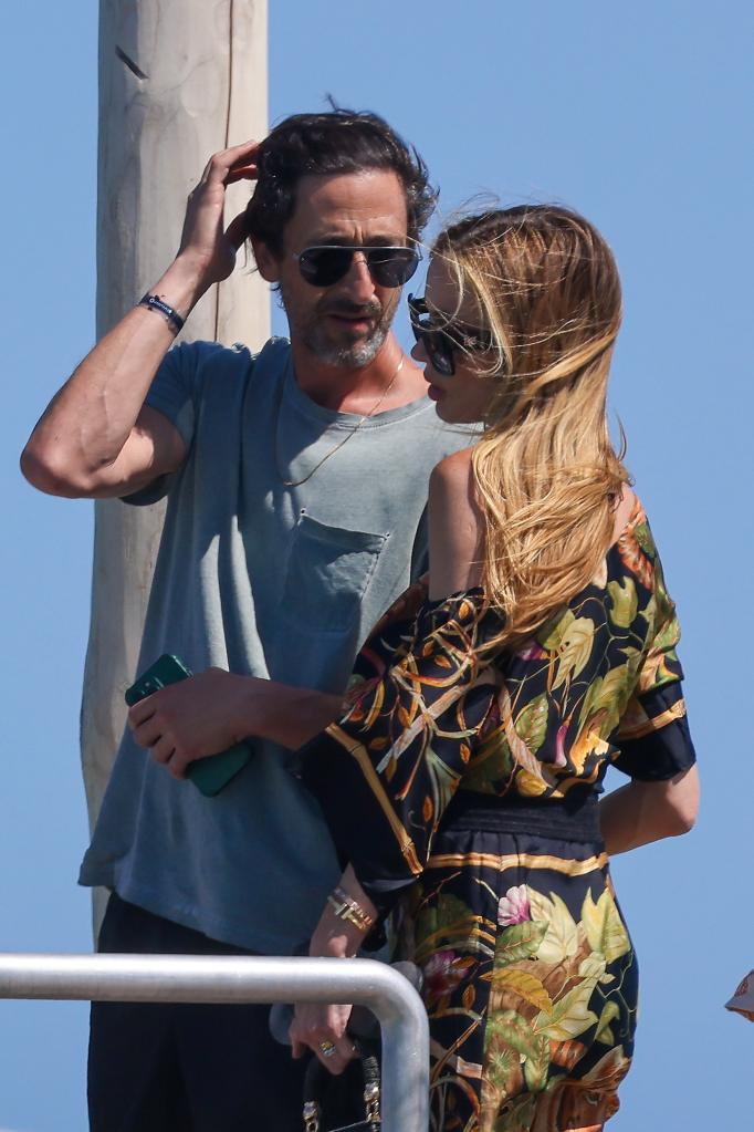 Adrien Brody and Georgina Chapman