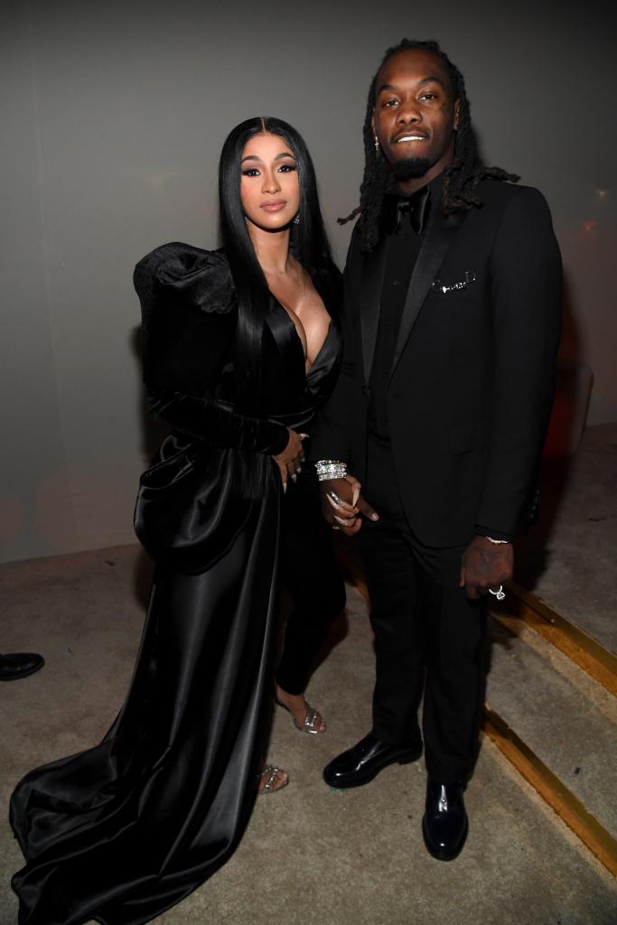 Cardi B and Offset at a party in 2019.