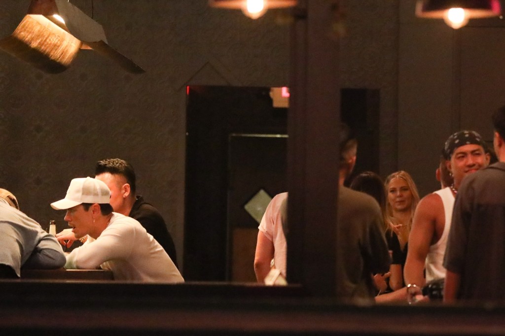 Tom Sandoval and Ariana Madix filming "Vanderpump Rules"