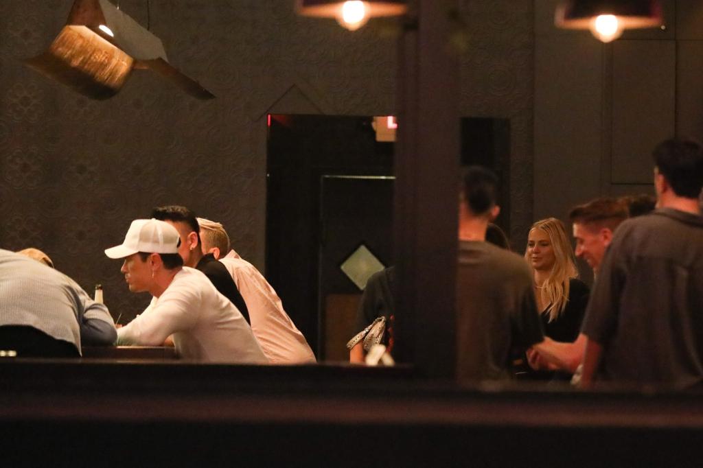 The "Vanderpump Rules" cast filming in a bar