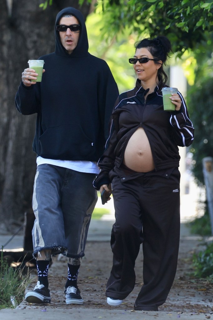 Kourtney Kardashian and Travis Barker