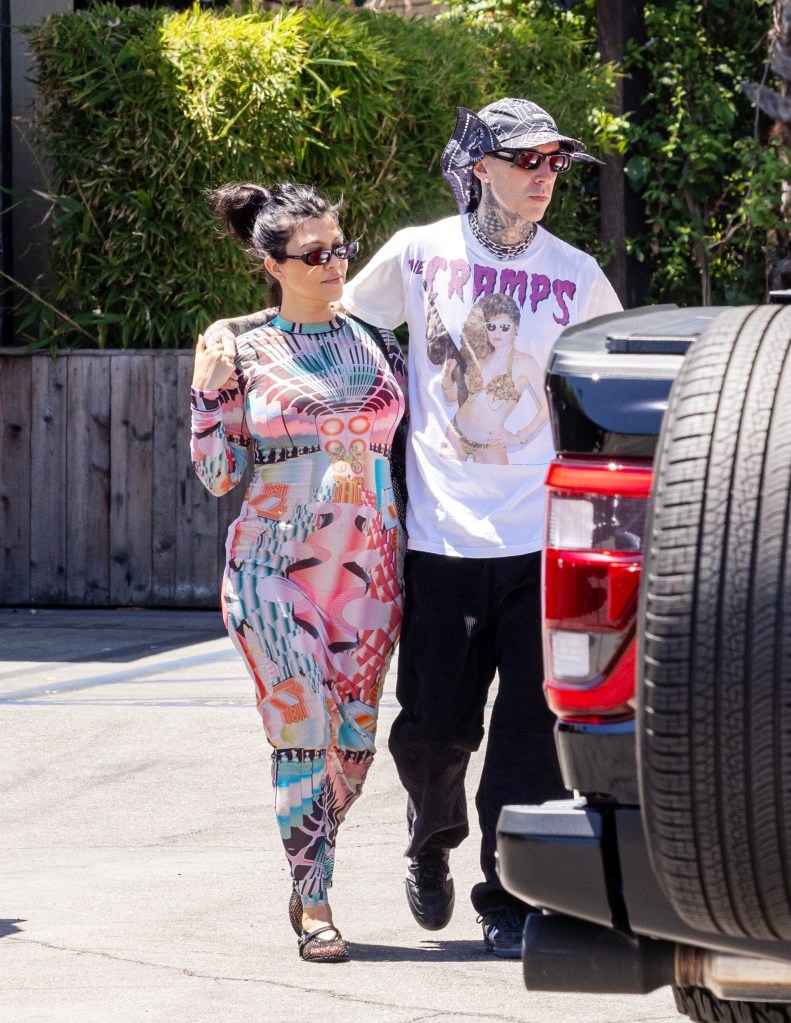 Travis Barker and Kourtney Kardashian