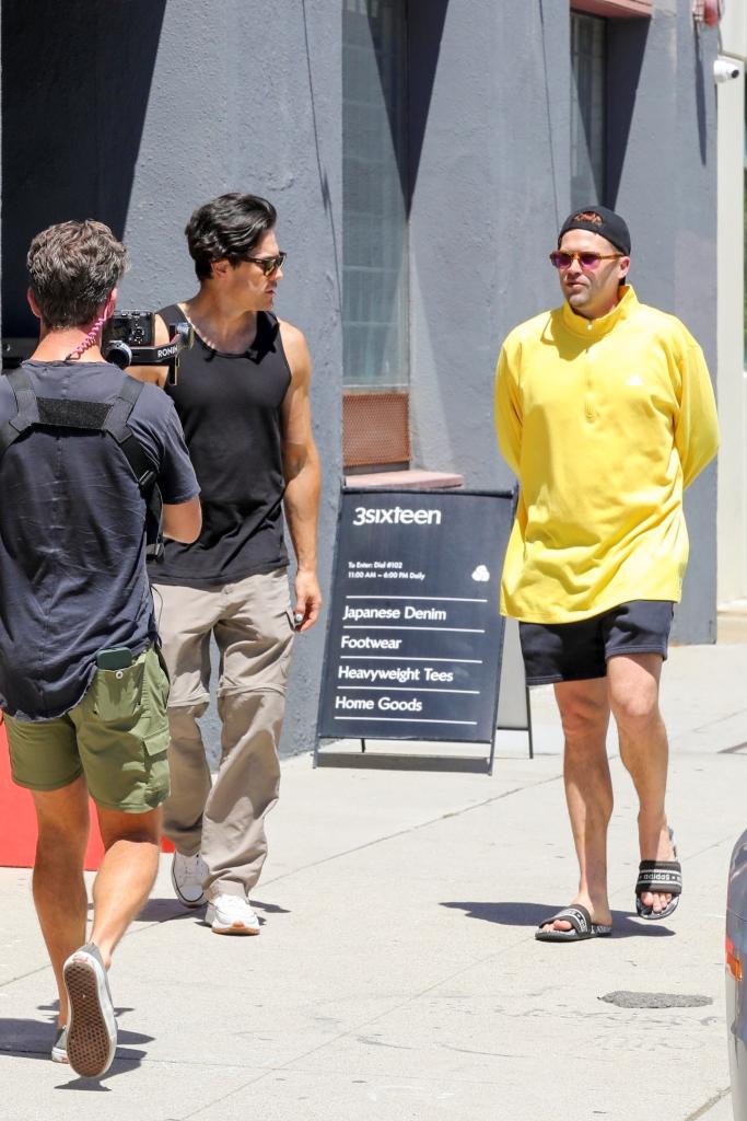 Tom Schwartz and Sandoval walking, filming