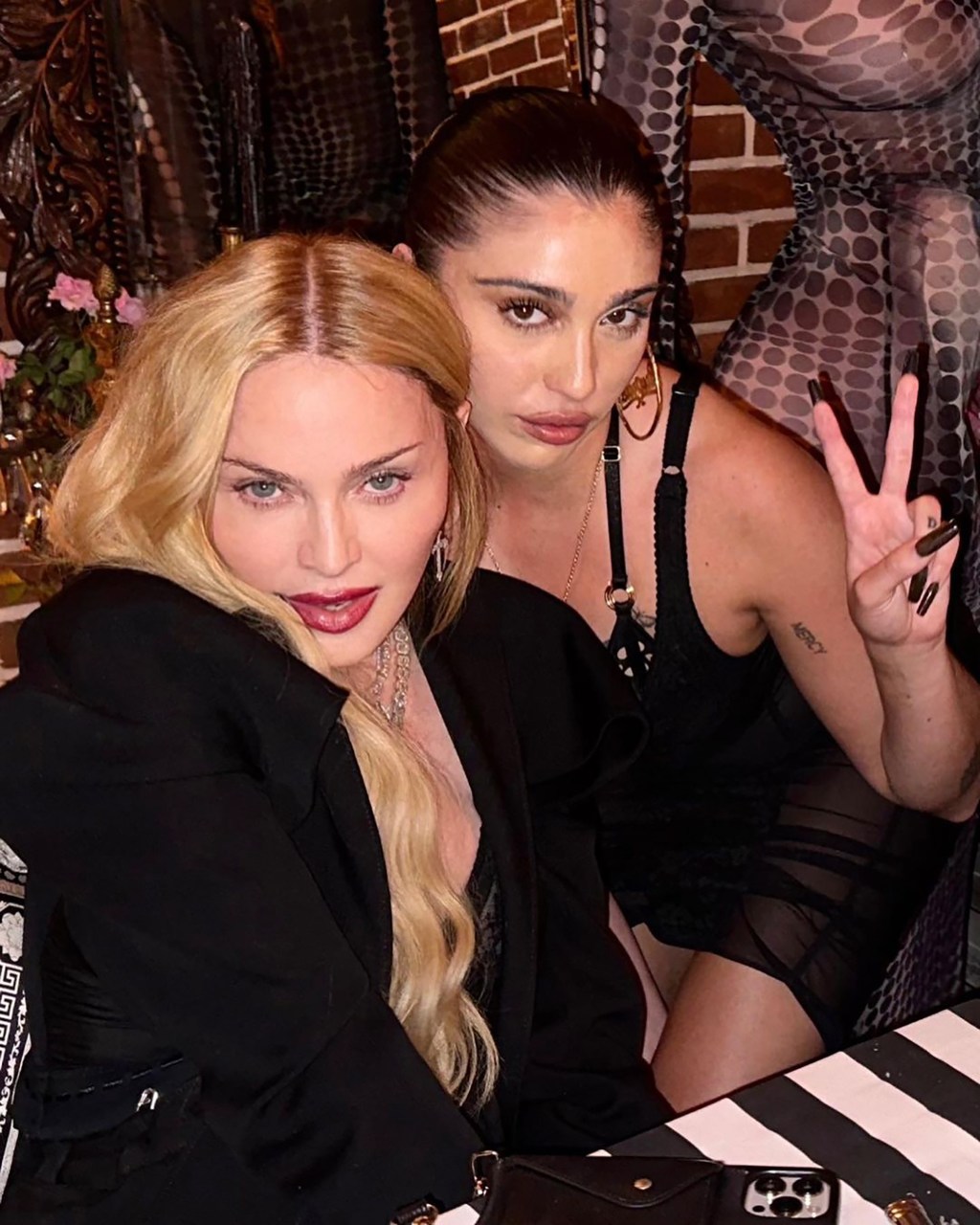 Madonna with daughter Lourdes Leon