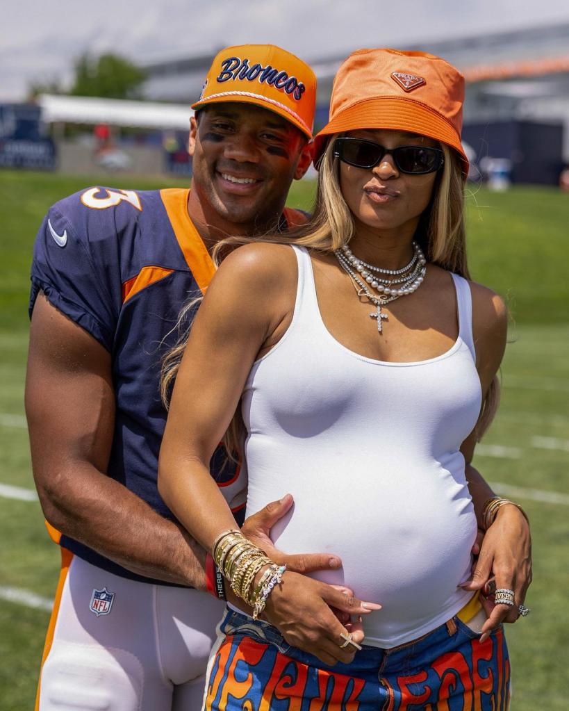 Russell Wilson and Ciara