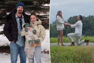 Kaitlynn Carter, Kristopher Brock and son Rowan