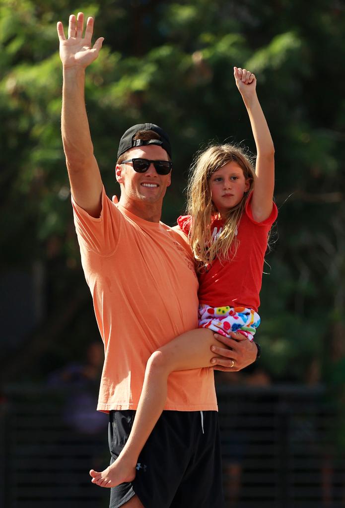 Tom Brady and daughter