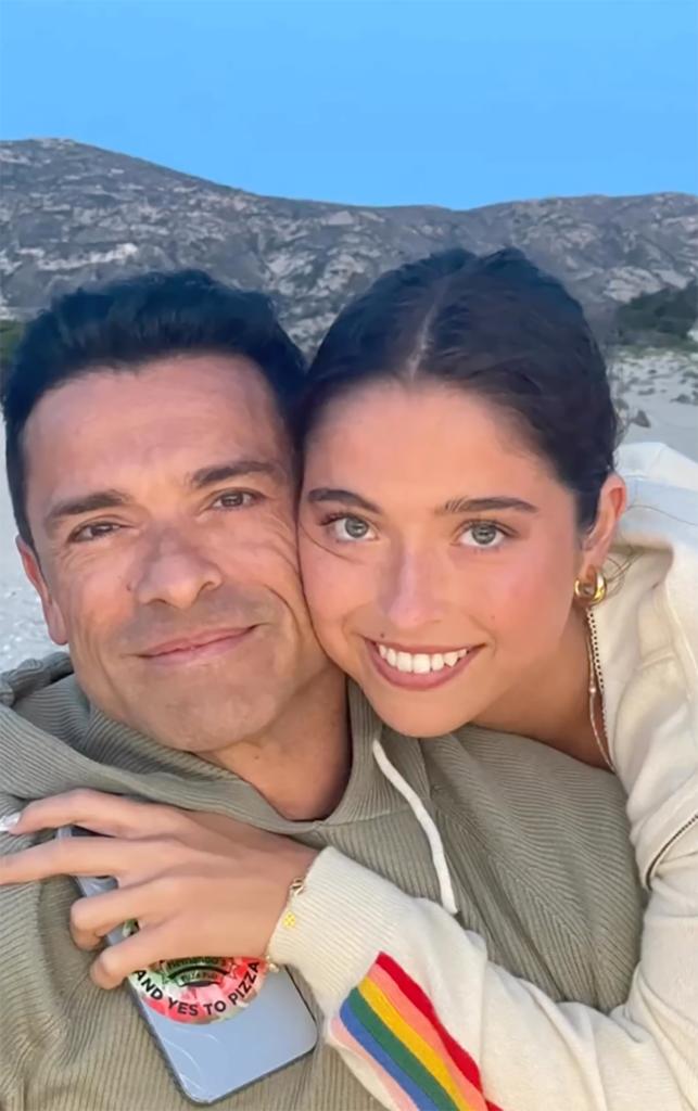 Mark Consuelos and daughter Lola