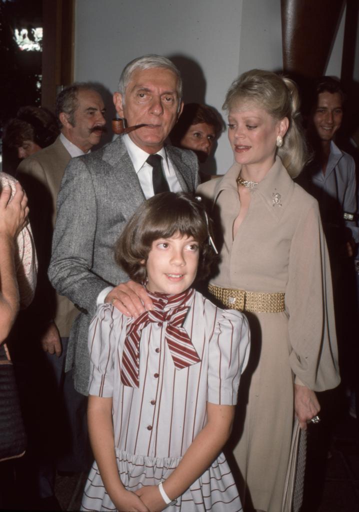 Aaron Spelling, Candy Spelling and Tori Spelling in 1984.