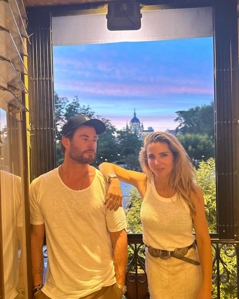 Elsa Pataky and Chris Hemsworth.