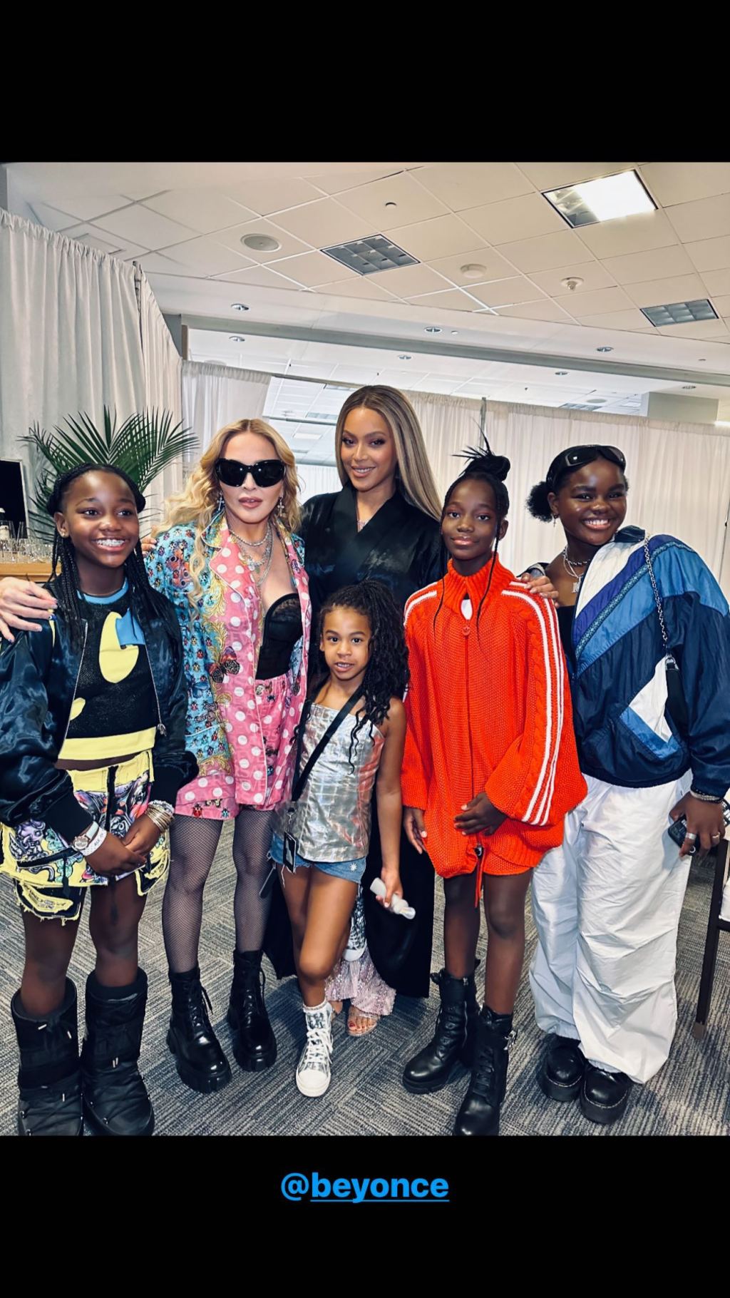 Madonna, Stella, Estere, Rumi, Mercy, Beyonce