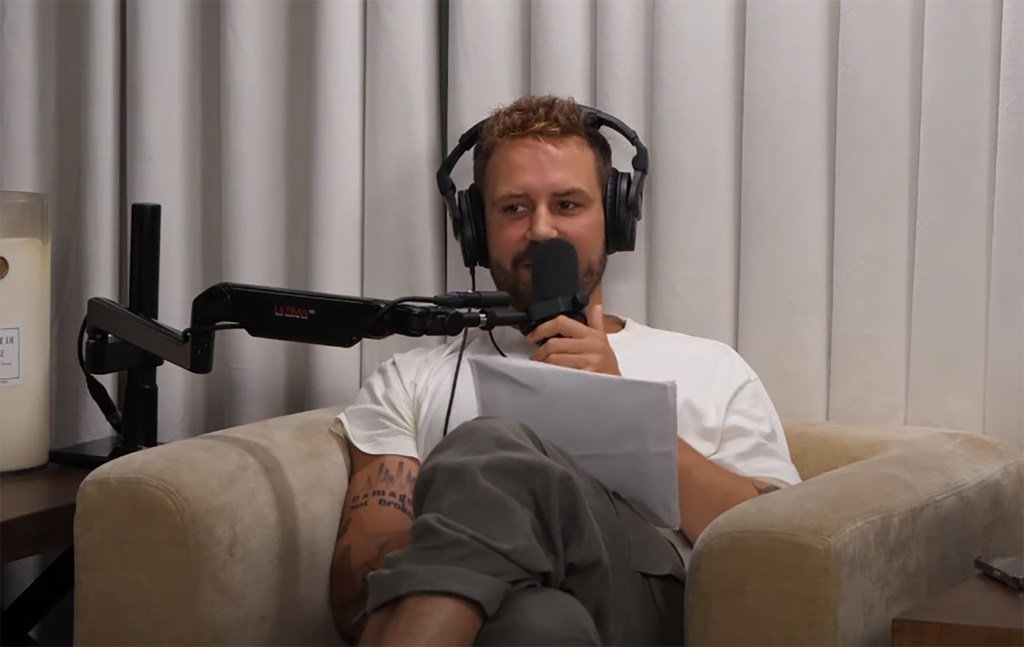 Nick Viall on his "Viall Files" podcast. 