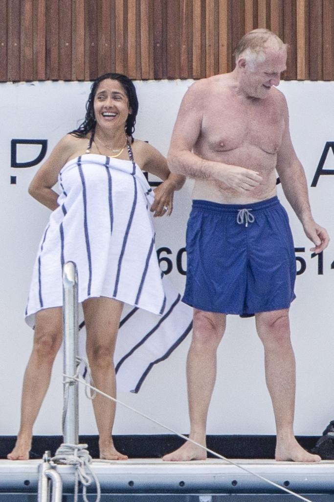 Salma Hayek and husband