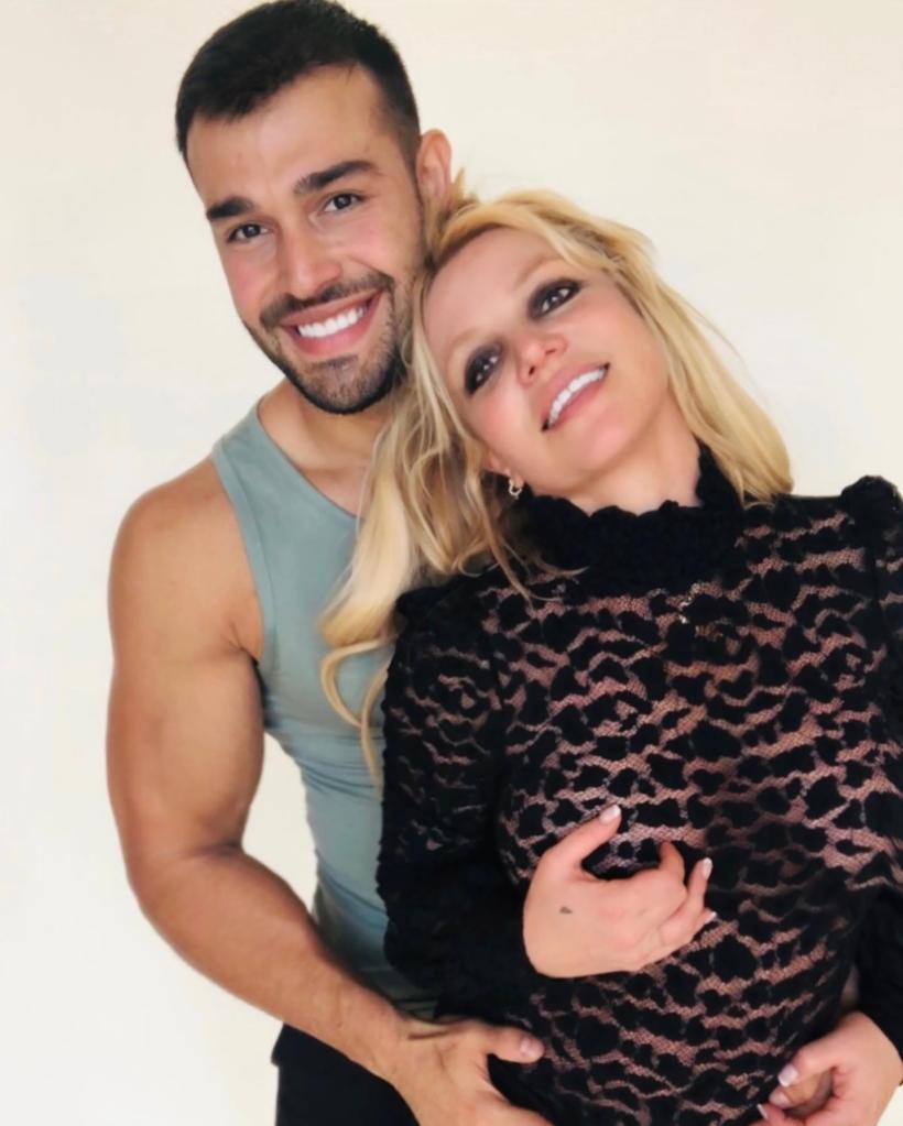 Sam Asghari and Britney Spears