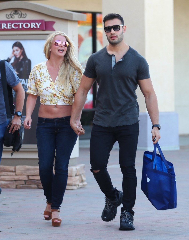 Britney Spears and Sam Asghari