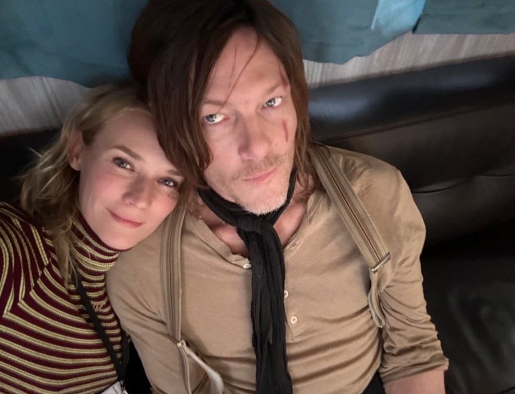 Diane Kruger and Norman Reedus.