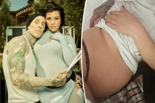 Kourtney Kardashian and Travis Barker