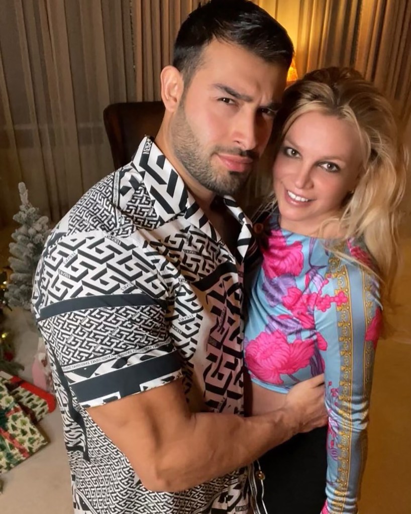 Sam Asghari and Britney Spears