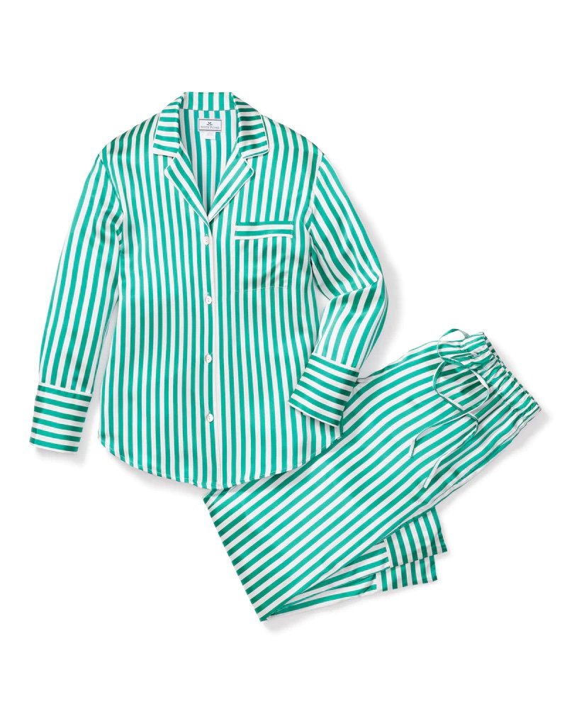 green striped pajamas