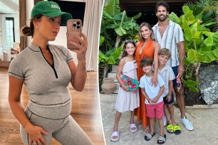 Jessie James Decker, Eric Decker and kids