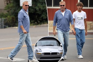 Kevin Costner and son