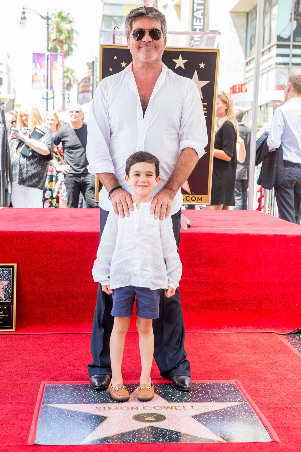 Simon Cowell with son, Eric