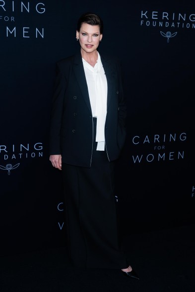 Linda Evangelista at Kering's 2nd Annual Caring For Women Dinner