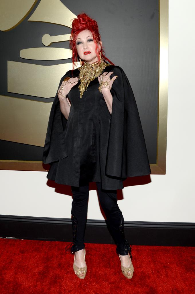Cyndi Lauper at the 56th Grammy Awards in 2014.