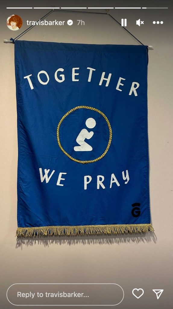A "Together We Pray" banner. 