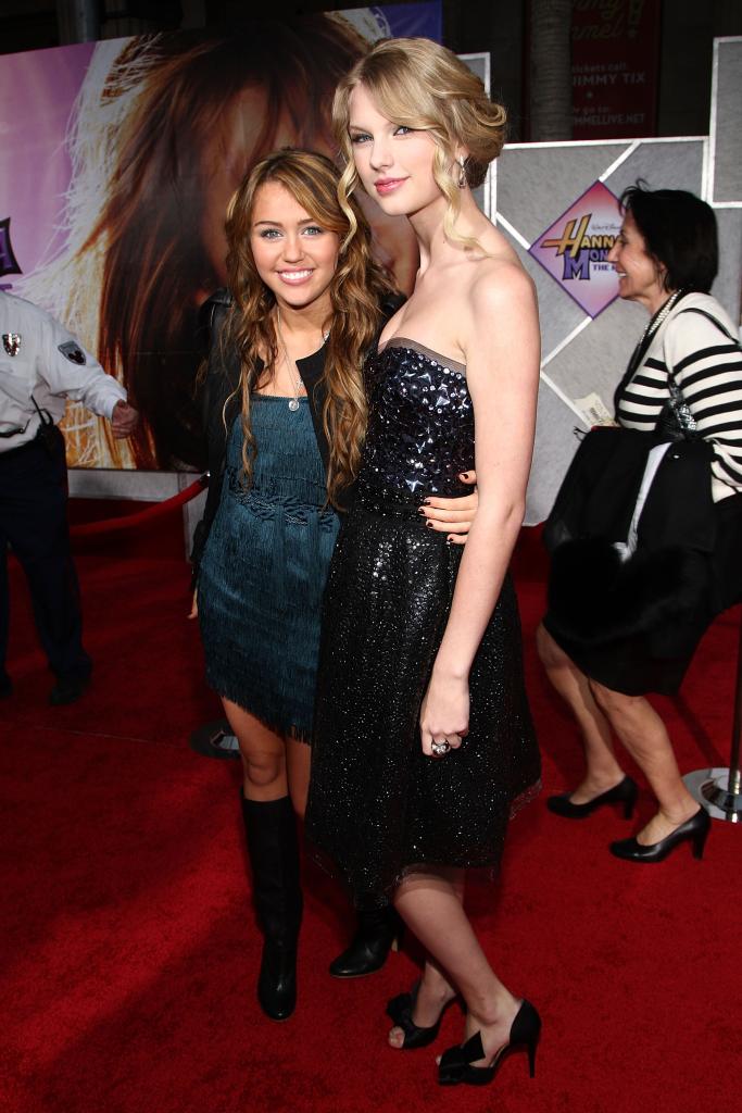 Miley Cyrus and Taylor Swift.
