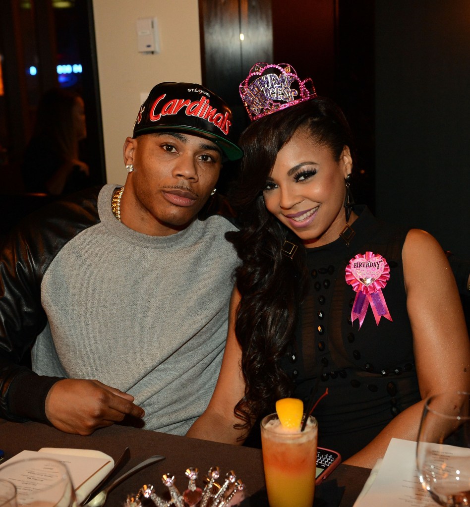 nelly and ashanti who is wearing a birthday crown