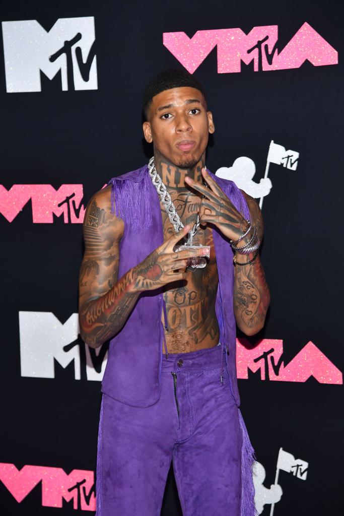 NLE Choppa at 2023 VMAs.