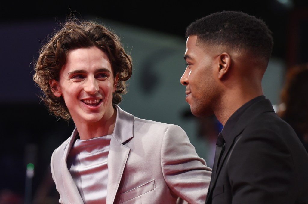 Timothée Chalamet and Kid Cudi. 