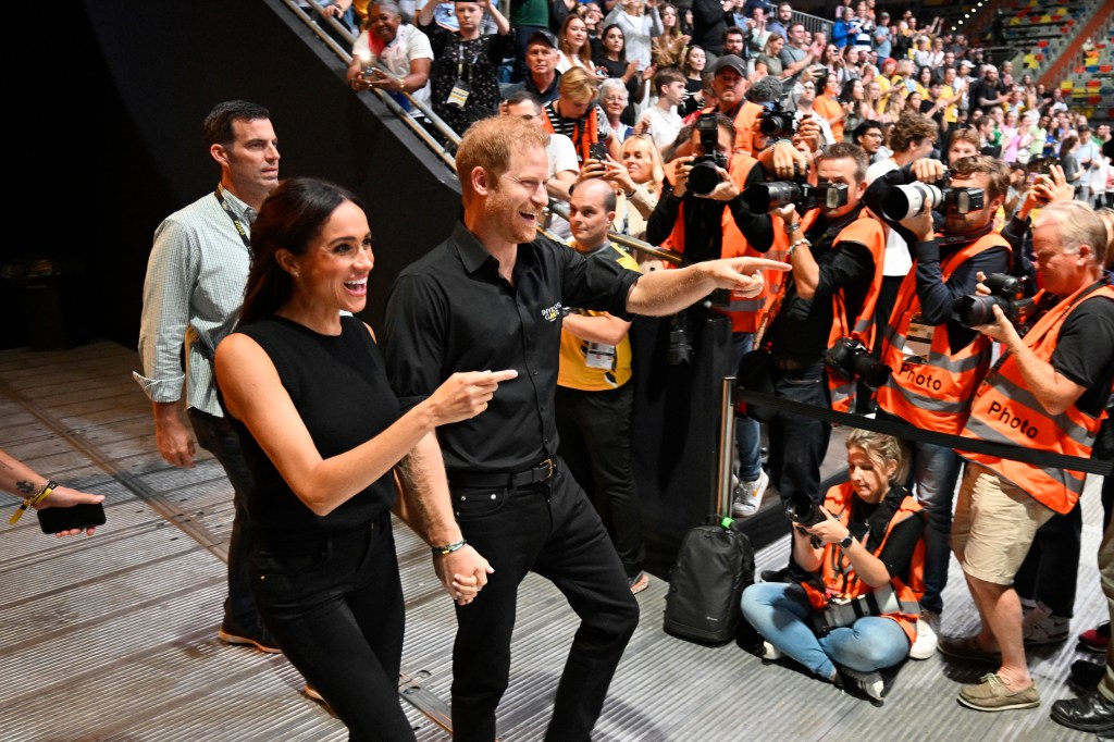 Prince Harry and Meghan Markle at the Invictus Games. 